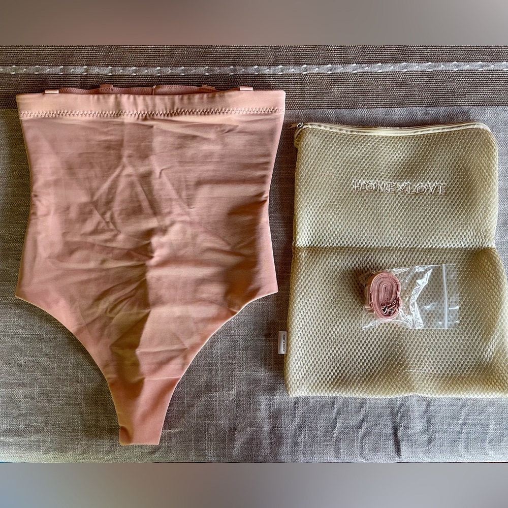 Honeylove SuperPower Thong, Medium, Rose Tan BRAND NEW